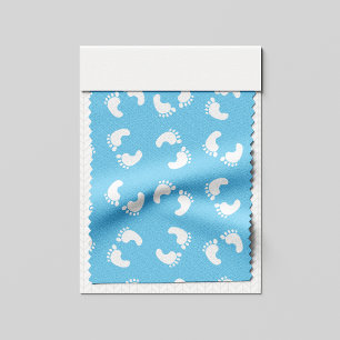 Baby Voetafdrukken, Voetjes, Voetstappen, Blauw, J Stof
