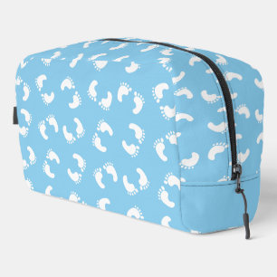 Baby Voetafdrukken, Voetjes, Voetstappen, Blauw, J Toilettasje