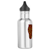 Baby voetafdrukken waterfles  (Links)