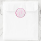 Baby Voeten Roze Meisje Envelop Seal Stickers (Tas)