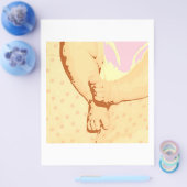 Baby Voetjes Baby Shower Flyer (Enkel)