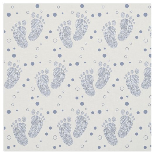 Baby voetstappen stof (Swatch)