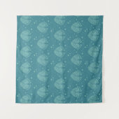 Baby voettrapspatroon wandkleed (Voorkant (horizontaal))