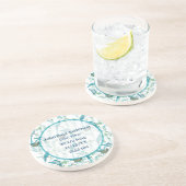 Baby Vogel met Moma en Papa Vogel Onderzetters (Zijkant)