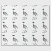 baby vogel skelet etsen cadeaupapier (Vlak)