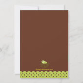 Baby Vogelnesten Babyschoenen Kaart (Achterkant)