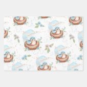 Baby Vogelpakpapier Inpakpapier Vel (Voorkant)