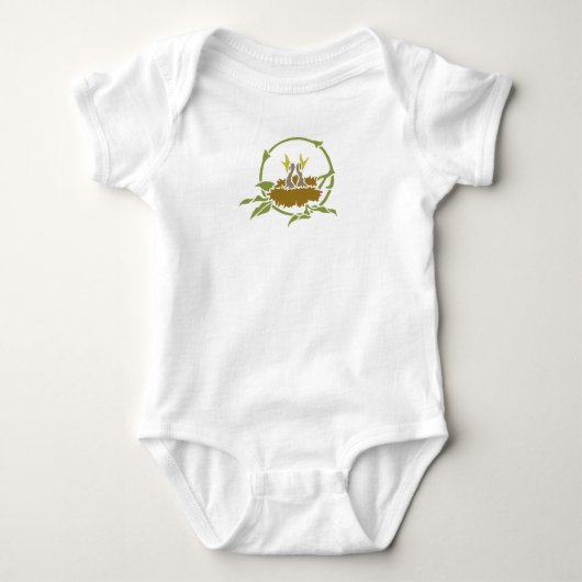 Baby vogels romper (Voorkant)