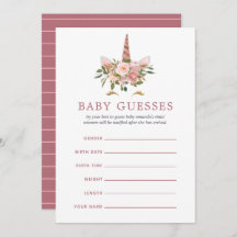 Baby voor Blush & Roos Gold Unicorn Baby shower