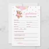 Baby voor het Baby shower Teddy Bear Kaart (Voorkant)