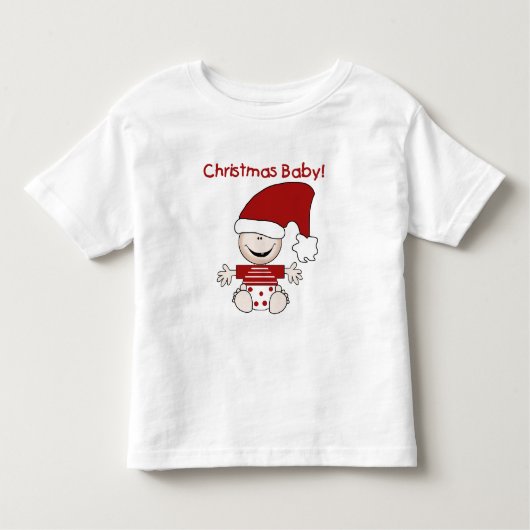 Baby voor kerstmis en cadeaus kinder shirts (Voorkant)