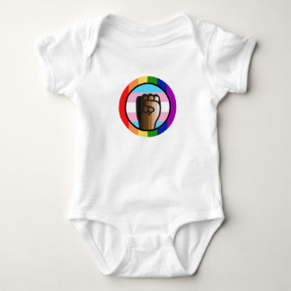 Baby voor onrecht omhelzen romper