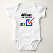 Baby voor President Romper (Voorkant)