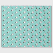 Baby voor speciale levering van winkel Blauw roze Cadeaupapier (Vlak)