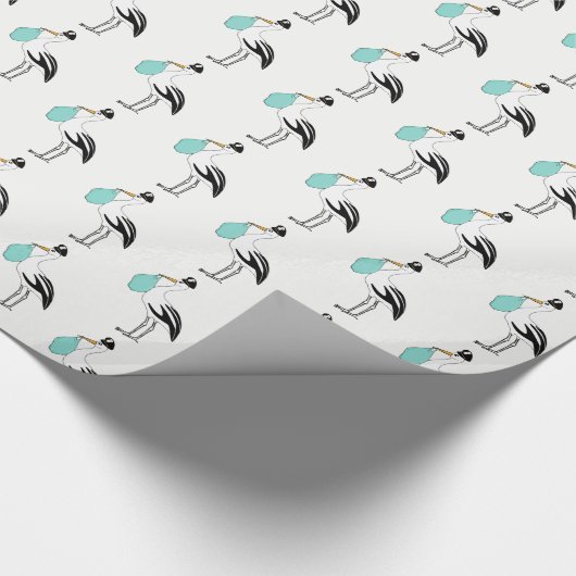 Baby voor speciale levering van winkels onthullen  cadeaupapier (Hoek)