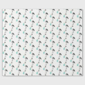 Baby voor speciale levering van winkels onthullen  cadeaupapier (Vlak)