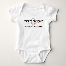 Baby voor topopleiding tandwielen romper