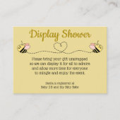 Baby voor tweelingbehuizing informatiekaartje (Voorkant)