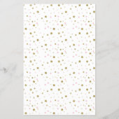 Baby voor voedselbereiding Baby shower Game Flyer (Achterkant)