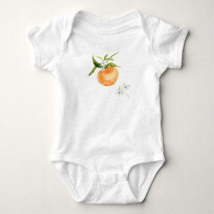 baby voor waterverven van zoete perziken romper