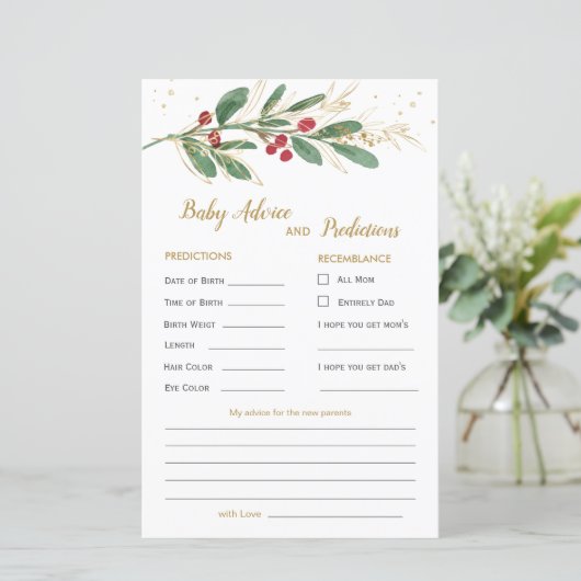 Baby Voorspelling en advies voor groene en goudops (Staand voorkant)