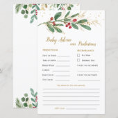 Baby Voorspelling en advies voor groene en goudops (Voorkant / Achterkant)