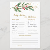 Baby Voorspelling en advies voor groene en goudops (Voorkant)