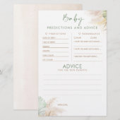 Baby voorspelling en adviesgame (Voorkant / Achterkant)