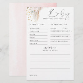 Baby voorspelling en adviesgame