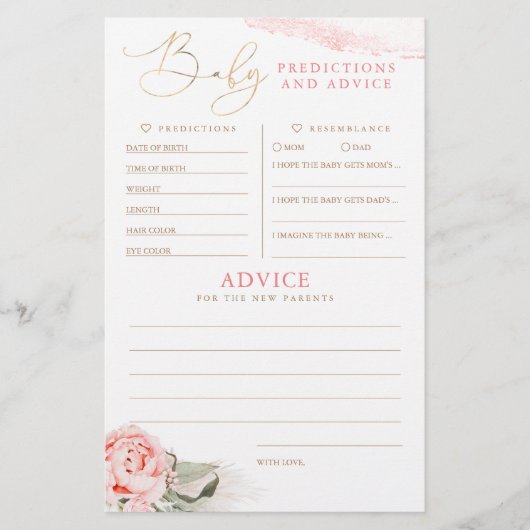 Baby voorspelling en adviesgame (Voorkant)