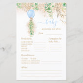 Baby voorspelling en adviesgame (Voorkant)