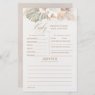 Baby voorspelling en adviesgame