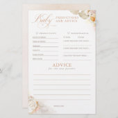 Baby voorspelling en adviesgame (Voorkant / Achterkant)