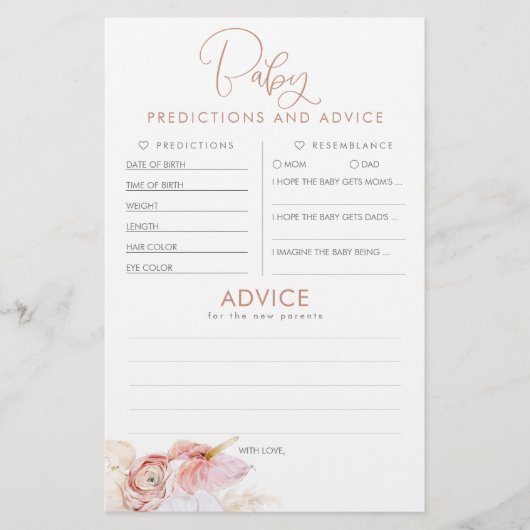 Baby voorspelling en adviesgame (Voorkant)