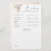 Baby voorspelling en adviesgame (Voorkant / Achterkant)