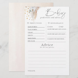 Baby voorspelling en adviesgame