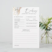 Baby voorspelling en adviesgame (Staand voorkant)