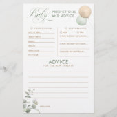 Baby voorspelling en adviesgame (Voorkant)