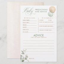 Baby voorspelling en adviesgame