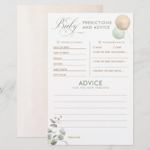 Baby voorspelling en adviesgame