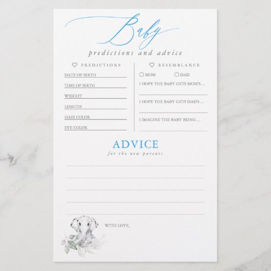 Baby voorspelling en adviesgame (Voorkant)