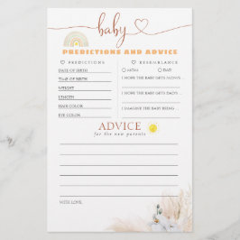 Baby voorspelling en adviesgame