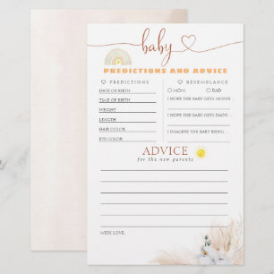 Baby voorspelling en adviesgame