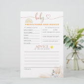 Baby voorspelling en adviesgame (Staand voorkant)