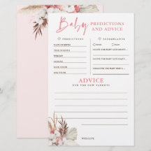 Baby voorspelling en adviesgame