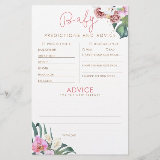 Baby voorspelling en adviesgame (Voorkant)