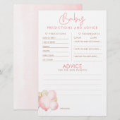 Baby voorspelling en adviesgame (Voorkant / Achterkant)