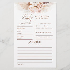 Baby voorspelling en adviesgame