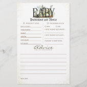 Baby voorspelling en adviesgame (Voorkant)