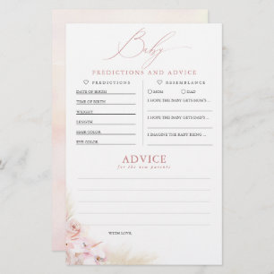 Baby voorspelling en adviesgame